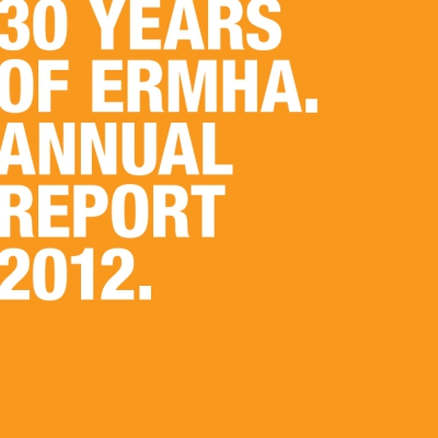 Publication cover image: ermha Annual Report 2012