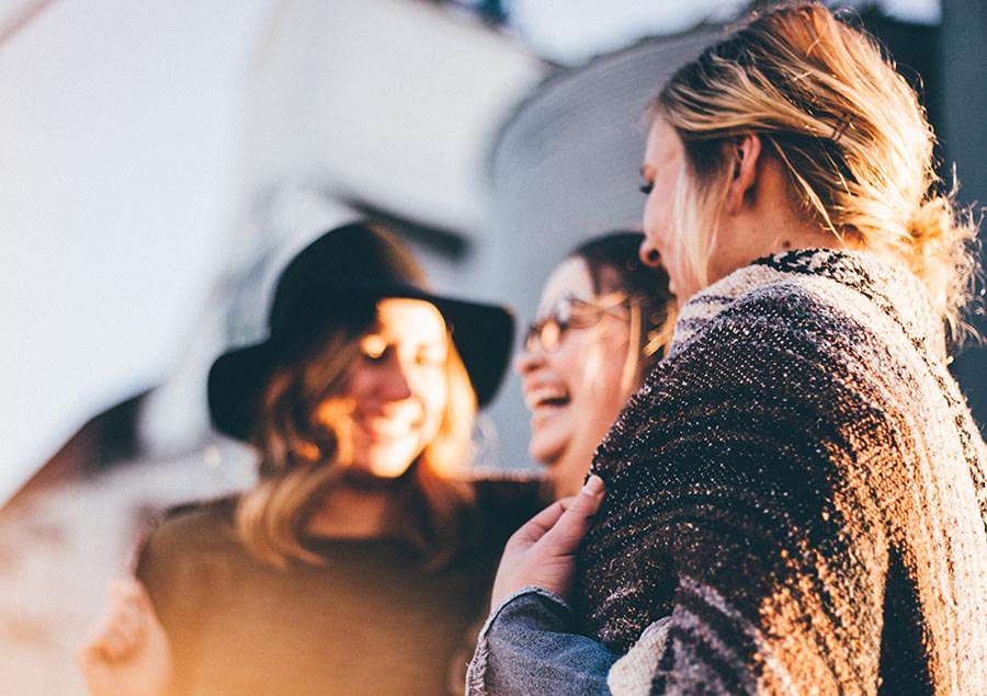 Group of women laughing